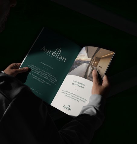 aureline brand identity design by dizift