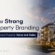 Modern luxury property development illustrating how strong property branding increases property value, buyer trust, and sales.