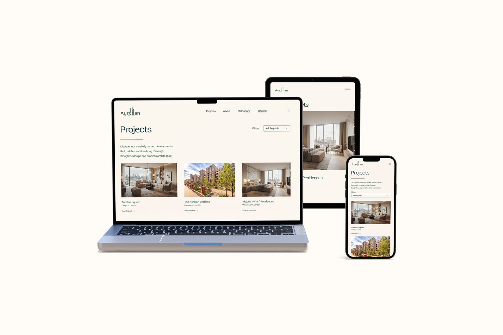 A responsive website design by Dizift, optimized across desktop, tablet, and mobile to deliver a seamless user experience on every screen.
